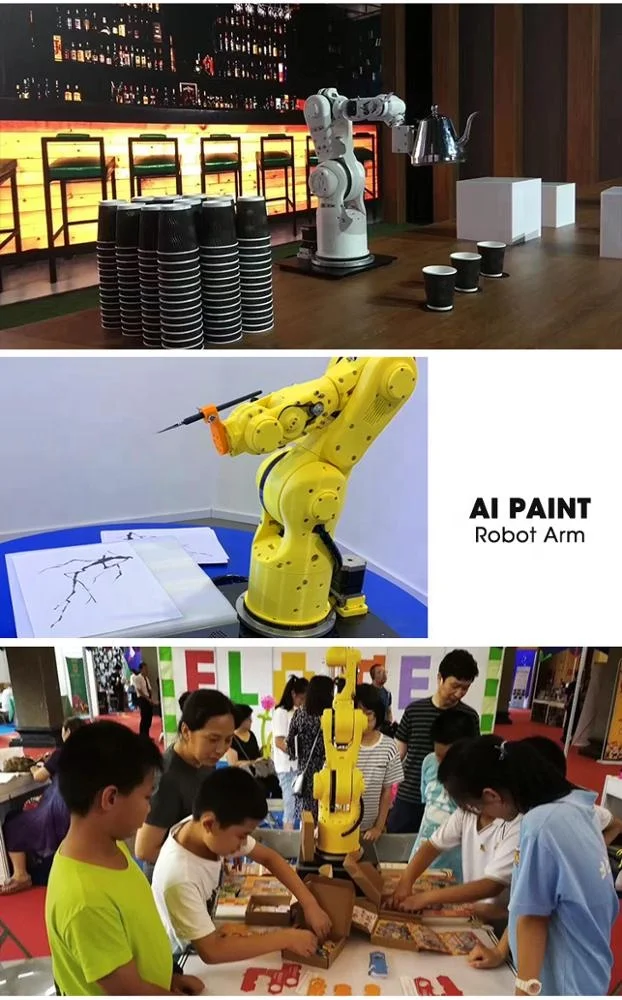 Humanoid Bionic Robot Arm 6 Axis 3D Printed Educational Toy OEM