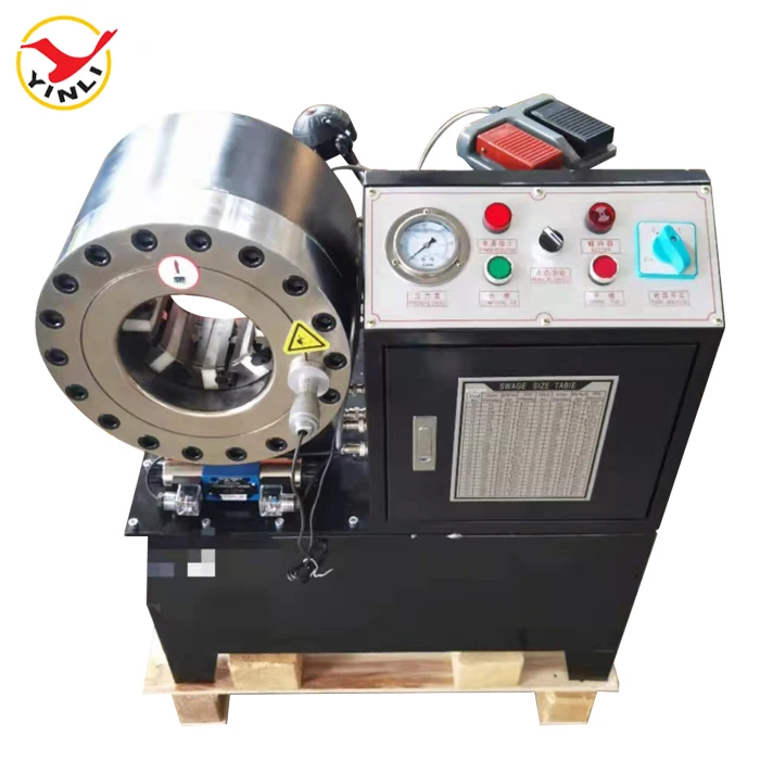 160mm Opening 1/4" To 4"  Large Crimp Rubber Hose Manufacturing Machines Hydraulic Hose Manufacture To Make Hydraulic Hoses