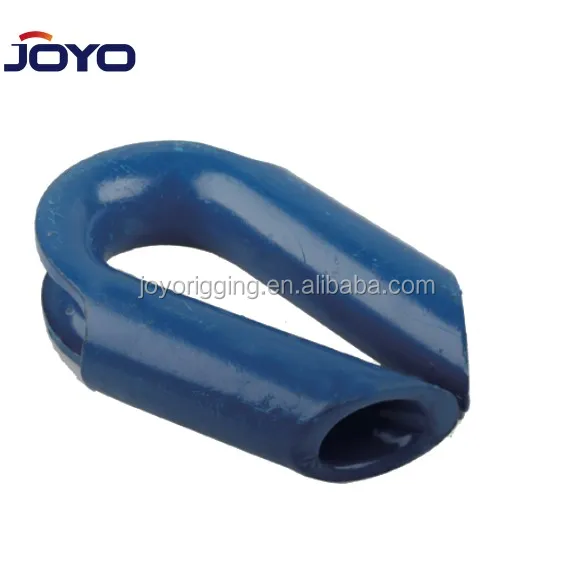 Hot Dip Galvanized DIN3091 Heavy Duty Solid Ductile Iron Casting Wire Rope Thimble