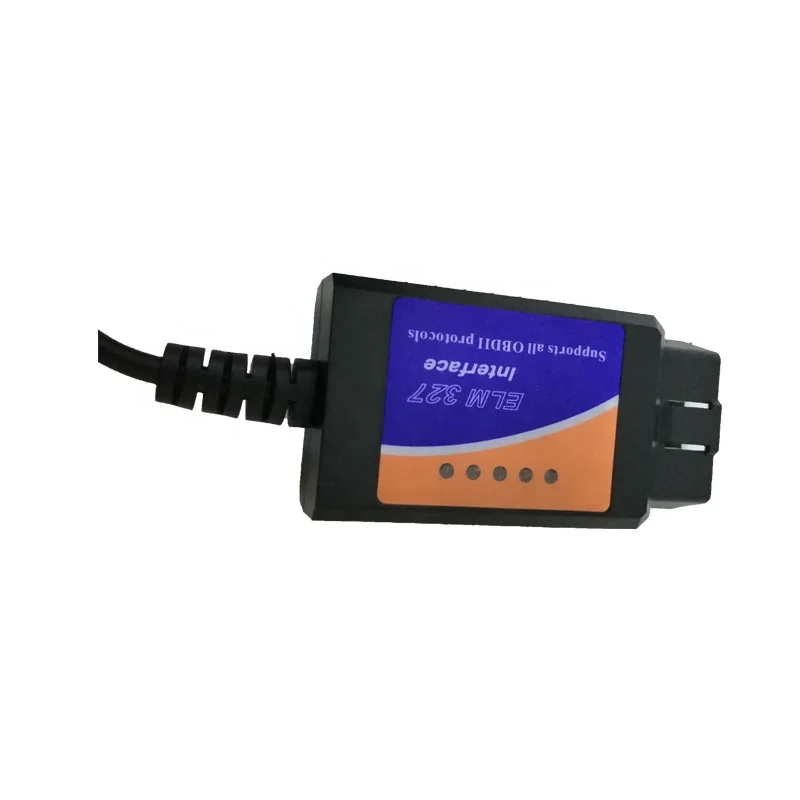 Acardiag USB интерфейс V1.5 ELM327 зарядных порта USB для автомобиля сканер штрих-кода диагностический инструмент поддерживает все протоколы бортовой диагностики версии II