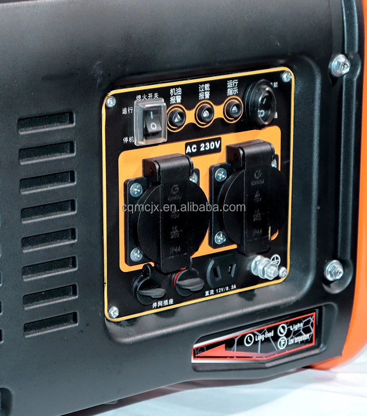 product 110v 220v single phase gasoline generators 4kw open frame inverter generator portable camping open frame power petrol generator-10