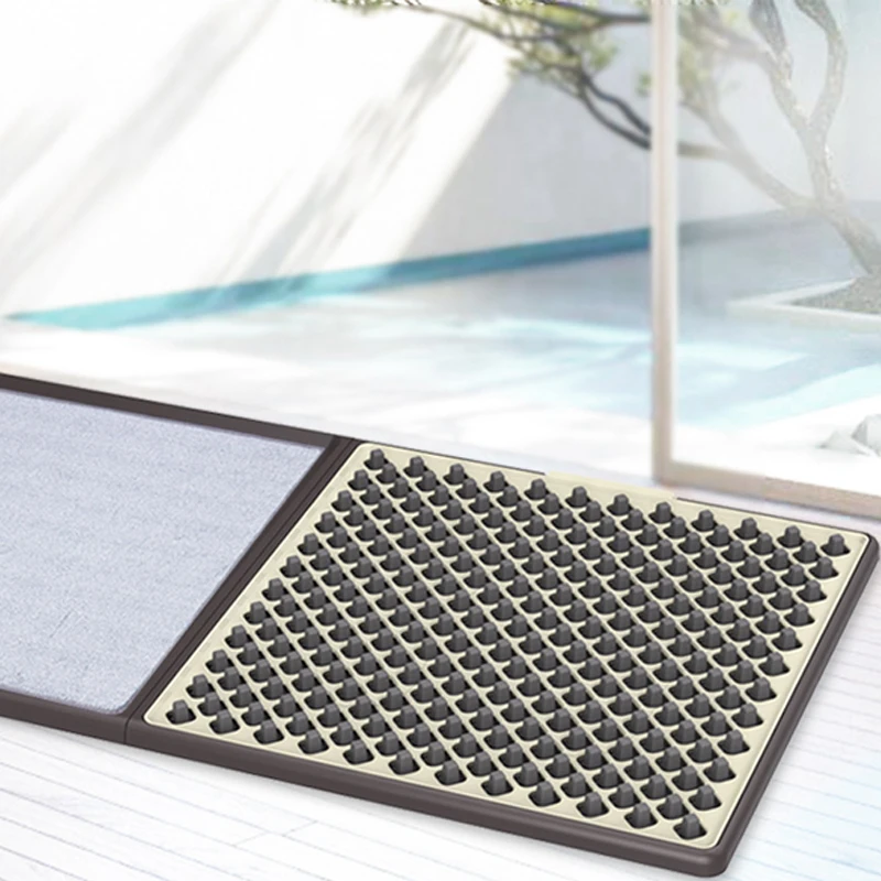 Optimizing Pva Material Clean and Dirt Shoe Sole Cleaning Floor Mat