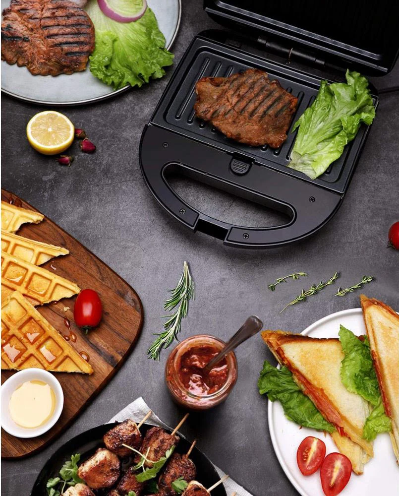 OEM Sandwich Maker Bread Toaster Small Electric Grill Dual Breakfast  Sandwich Maker Electric Burger Maker Grill Toaster