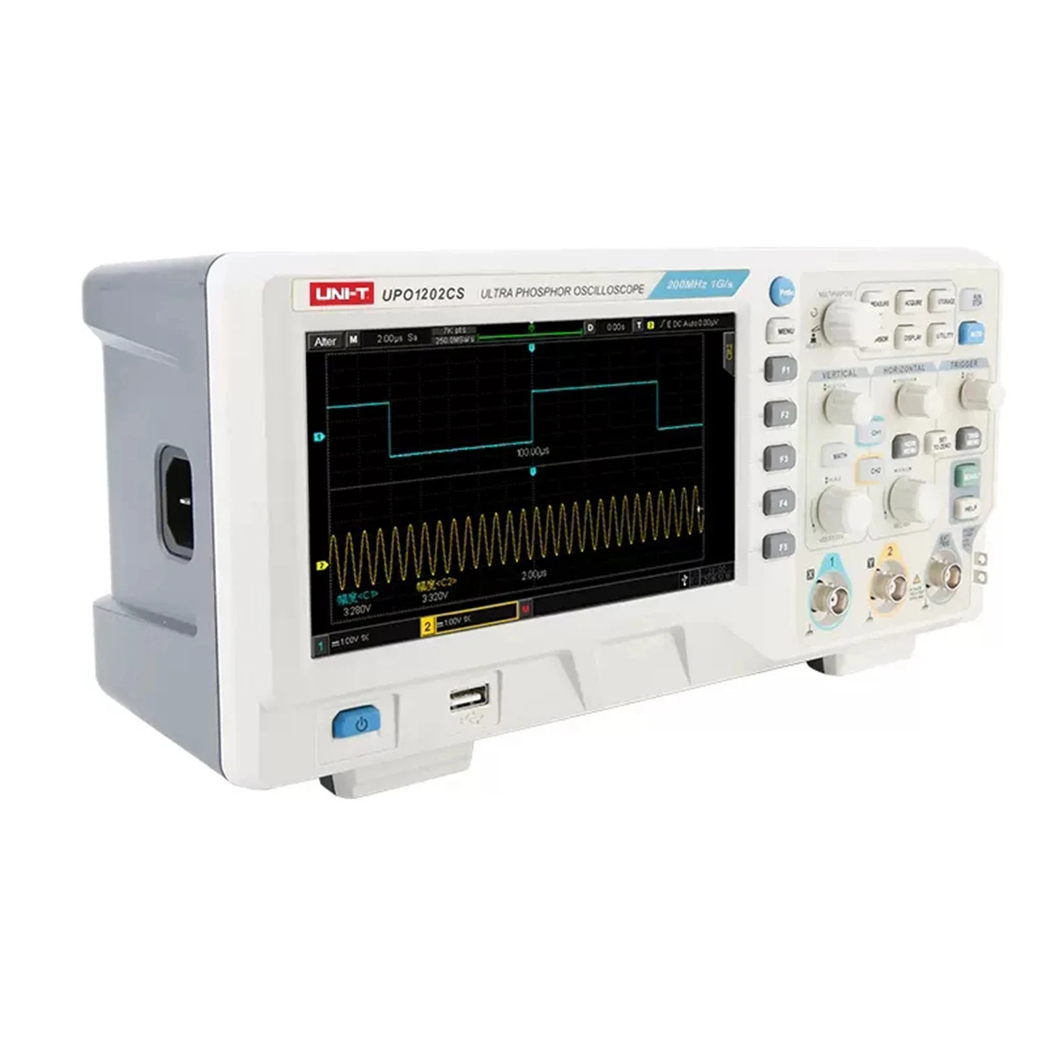 UNI-T UPO1202CSデジタル蛍光オシロスコープ2チャネル200MHz UNI-T UPO1202CSデジタル蛍光オシロスコープ2チャネル200MHz