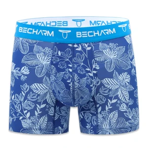 Latest Luxury Floral Print Customize Underwear Man Boxer Briefs Sporty Panty for Men