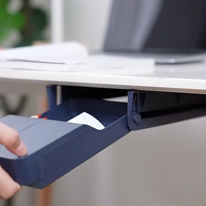 Under Table Drawer,Under Desk Holder Storage Box,Hidden Selfadhesive Pencil Tray Drawer/ Buy