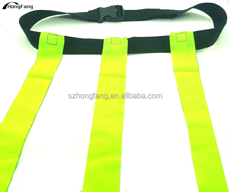 Custom Multipiece Flag Football Belts With Rubber Pop Or Hook Loop