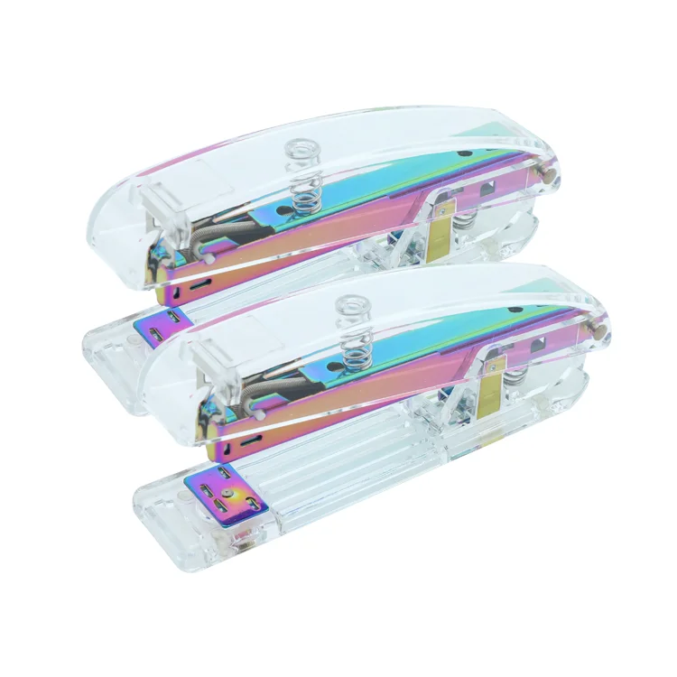 Оптовая продажа 24/6 классический универсальный ручной степлер № 12 акриловый для дома и офиса книги студентов обычно используется