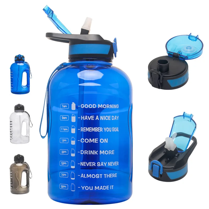 Dzsm The New 2.2 Lpetg Plastic Sports Bottle 64 Oz Fitness Outdoor