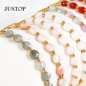 New Arrival Fashion 6mm Adjustable Wholesale Gemstone Natural Stone Beads Bracelet Jewelry for Men Women