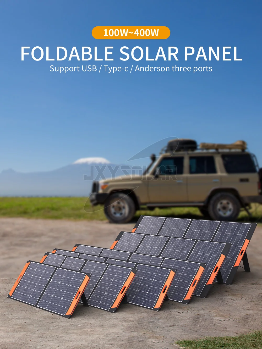 400 Watt 36 Volt Daytripper Foldable Solar Panels For Short Getaways