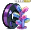 PLA 3 SSC 001 ไตรคัลเลอร์ ไหม ทองสดใส น้ำเงิน ม่วง แดง