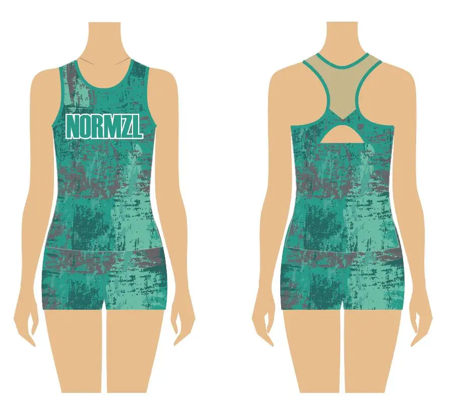Comfortable Sublimation Compression Cheer Bras and Shorts Cheap Girls Cheerleading Practice Wear