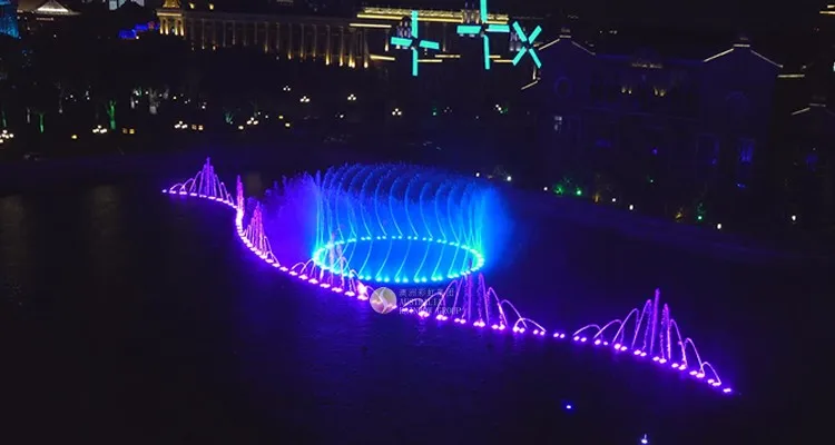 Customized Watershow Project High Quality Dancing Water Musical Fountain Equipment