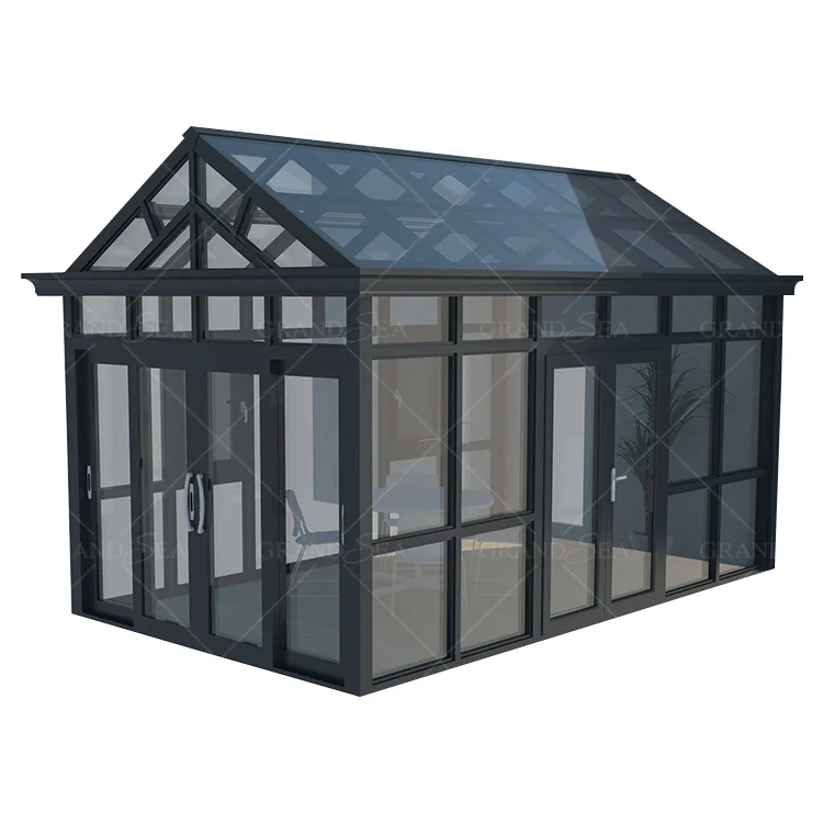 Commercial Use Sunroom Prefabricated Custom Mini Conservatory Kits Home Solarium