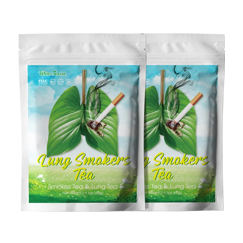 Winstown  Lung Smokers Tea Cleansing Quit Smoking Teabag Private Label Chinese Herbal  Lung Detox Tea