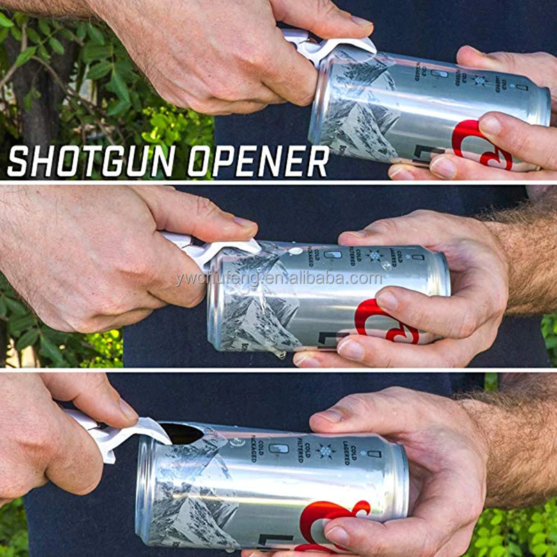 Abs Plastic Bottle Shotgun Opener 3 In 1 Key Chain Tool Shot Gun Tools