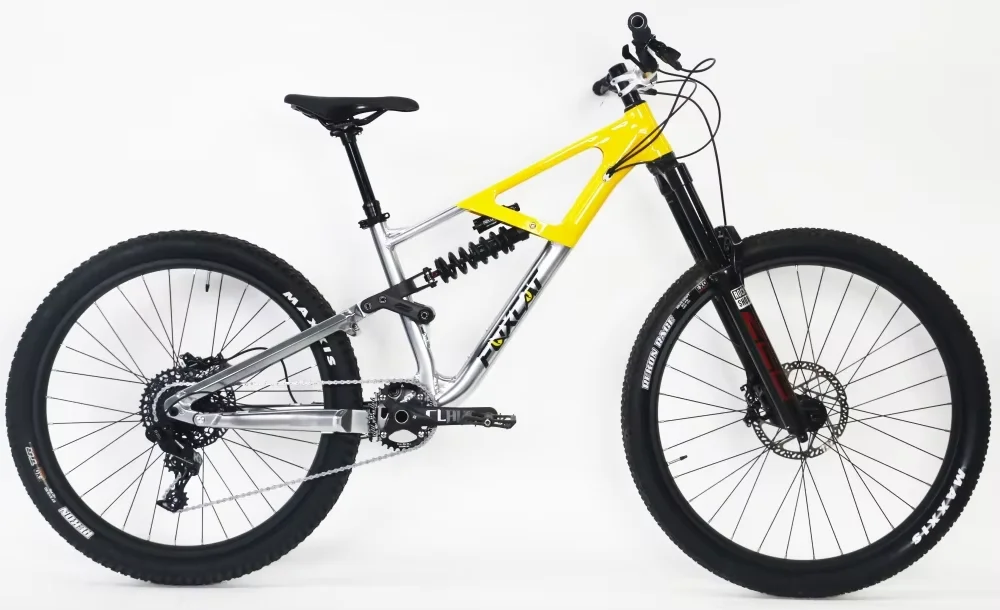 Vélo VTT Rouge 20 Pouces - Suspension Complète, Freins à Disque - Pour Adultes Et Adolescents