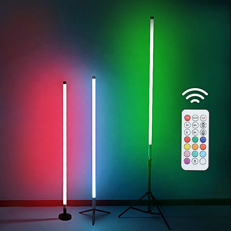 Smart Wifi Tuya App Alexa Rechargeable Battery T8 Rgb Led Tube Light Colorful Change Studio Video Light