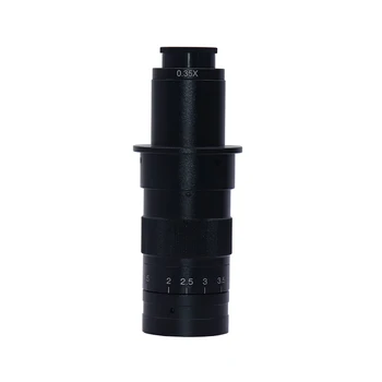 Adjustable 0.35X Lens 0.25X ~ 1.58X Magnification for HD Industrial Video Microscope Camera