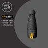 Black-6-rib full blackout-single umbrella