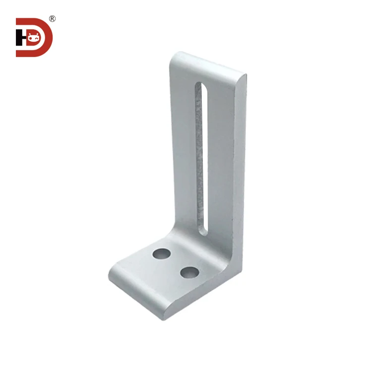Aluminum Profiles with  Connection Angle Codes, Extruded Right Angle Fixing Parts, Unequal Adjustable Aluminum Angle Parts details