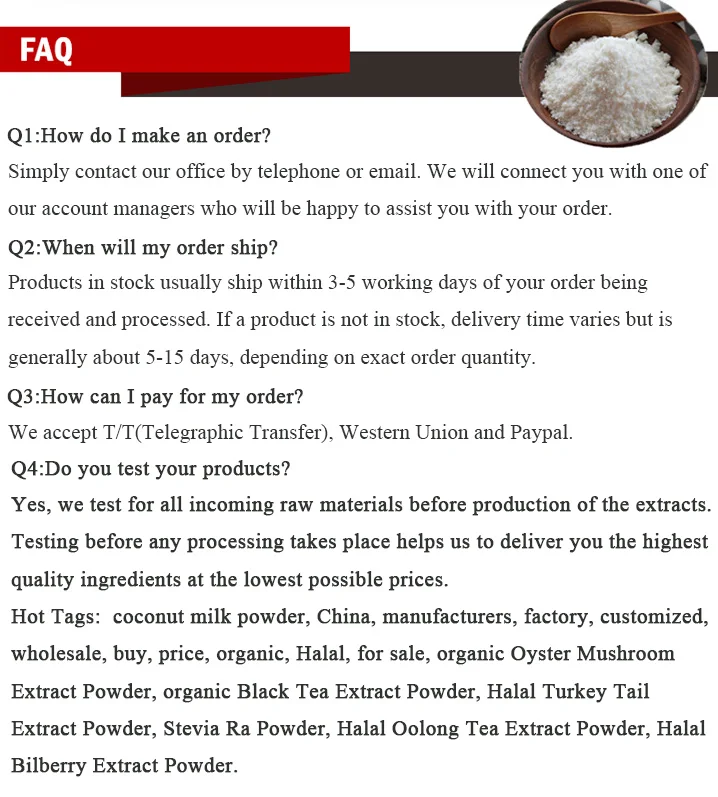 Wholesale Supplier Good Flavor 100 Natural Organic Low Fat Bulk Dried Coconut Milk Powder Buy