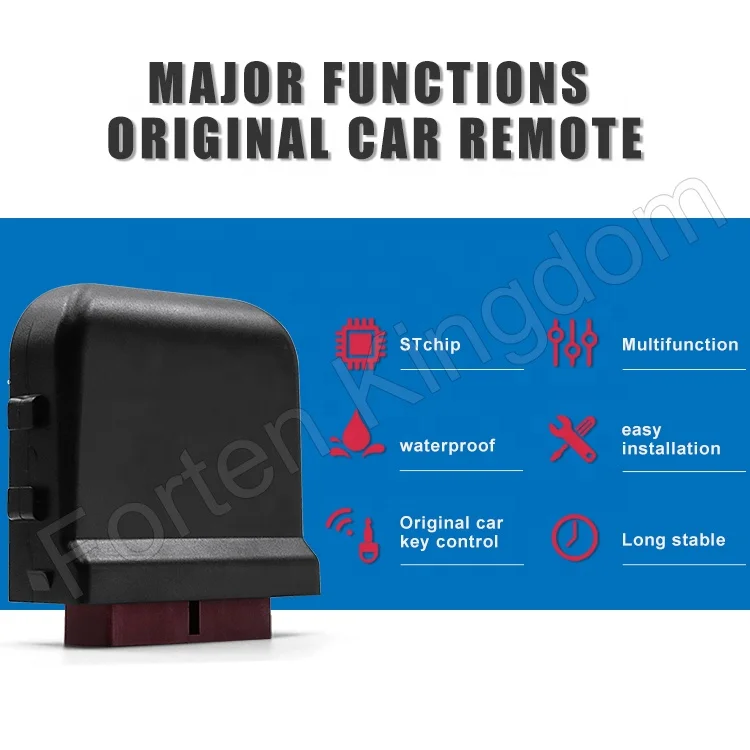 Remote Key Automatic Car Electronics Window Roll up Down Close Closer Open Device Lifter Module Kit for Toyota Fortuner 16-2023