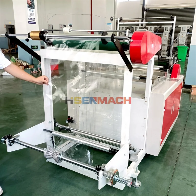 Plastic Roll to Sheet Cigarette Paper BOPP Film Cutting Machine With Tear Strip
