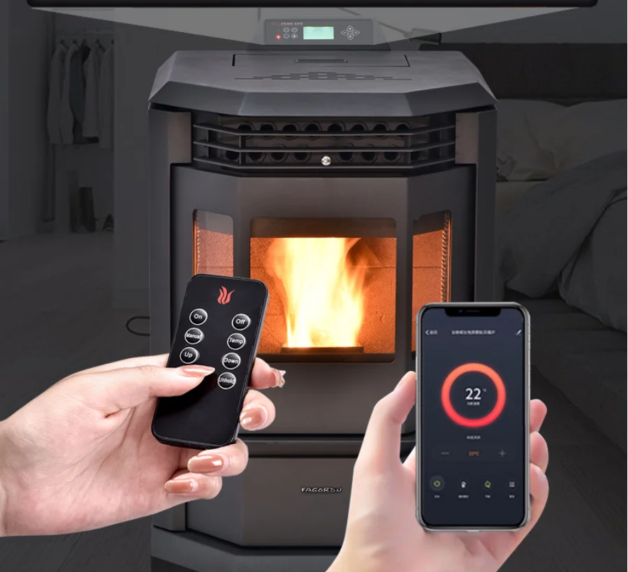 Freestanding Customization 11kw Modern House Use Grace Pellet Water