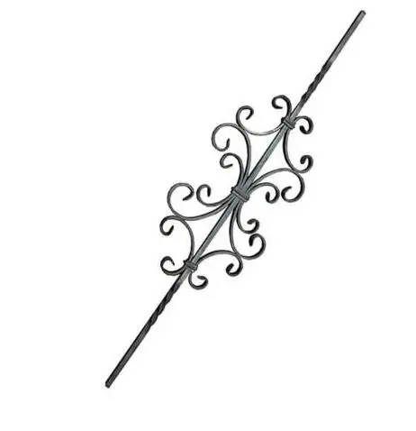 Forging Decoration Rail Rod Orient Twisted Wrought Iron bar for Gate  Fence Railing Handrail Balustrade