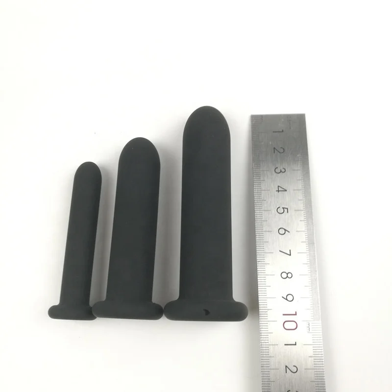 New style anal dilator vaginal massager silicone Lube dilators coated vaginal peg M size for women