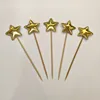 glossy gold star
