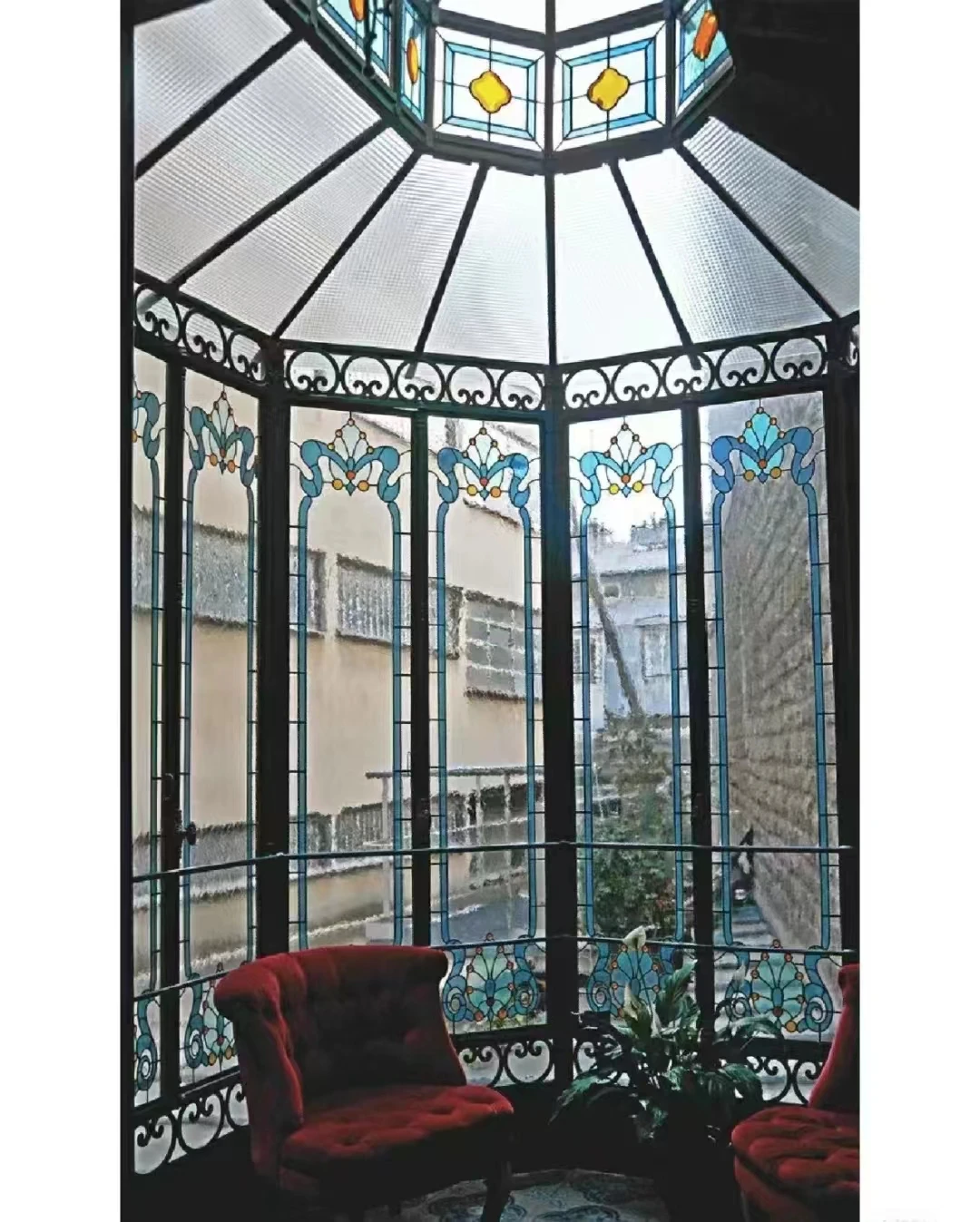 Fashion Style Good Quality Stained Glass Windows And Door Religious