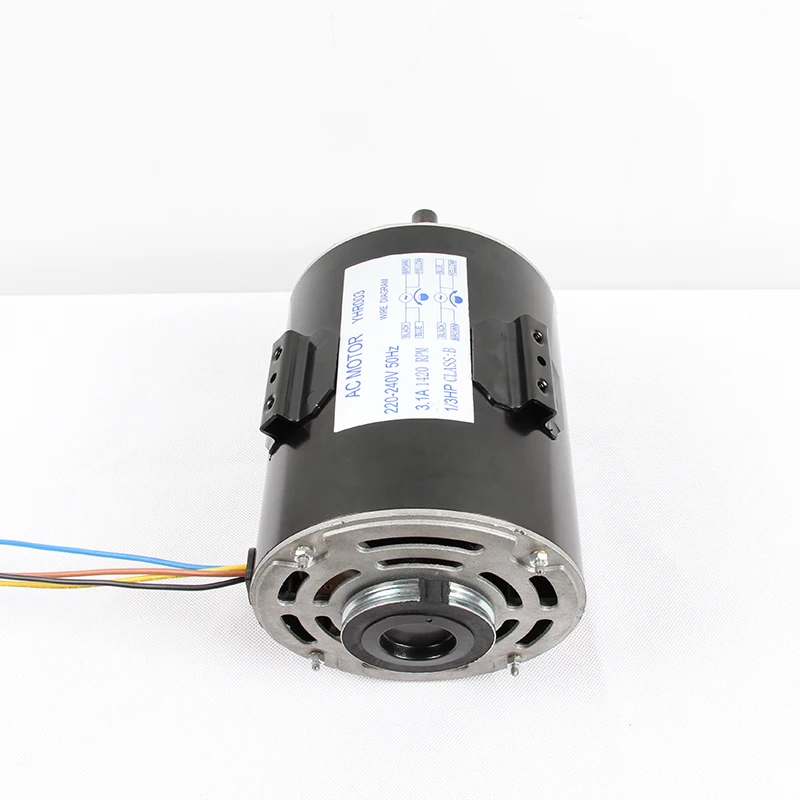 motoè AC ak bobin ròn koper ak kase metalik, 3,3 pouss