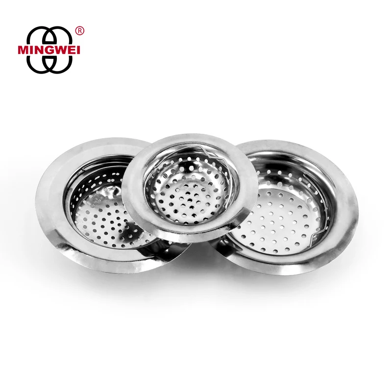 Mingwei Strainer Sink Filter Stainless Steel Food Drain Waste Catcher ...