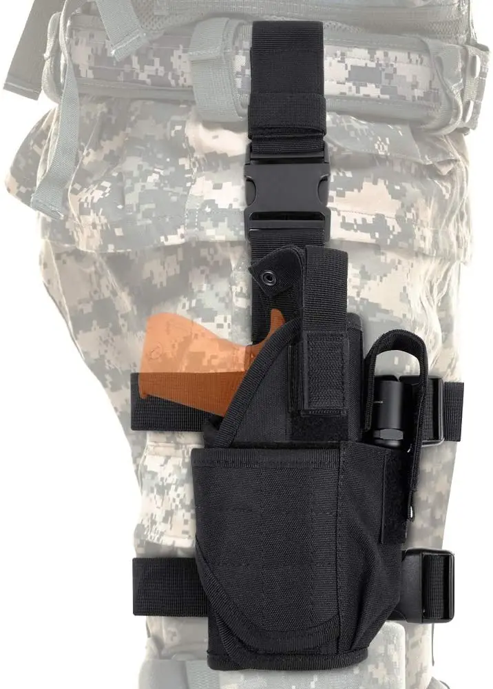 Universal Right Handed Tactical Drop Leg Pouch Holster Thigh Bag Legs Harness for Hunting Accessories