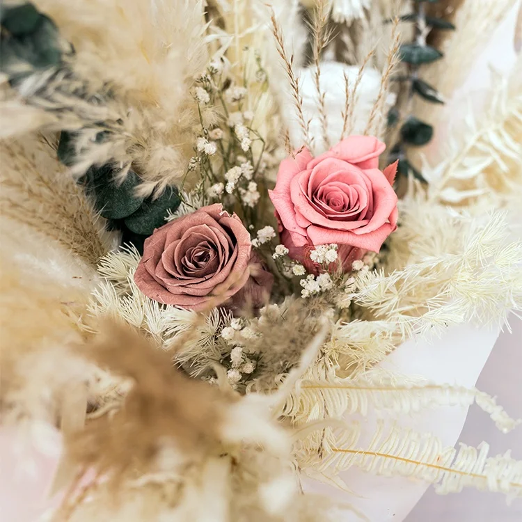 Factory Customized Table Decorations Natural Pampas Grass Wedding Centerpieces