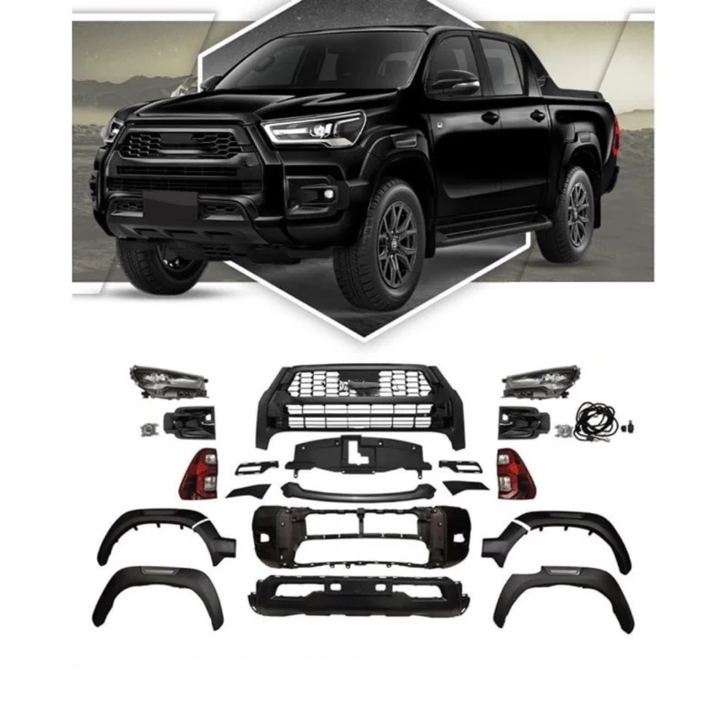 New G Style Body Kit Bodykit 2015 2016 2017 2018 2019 Upgrade For Hilux ...