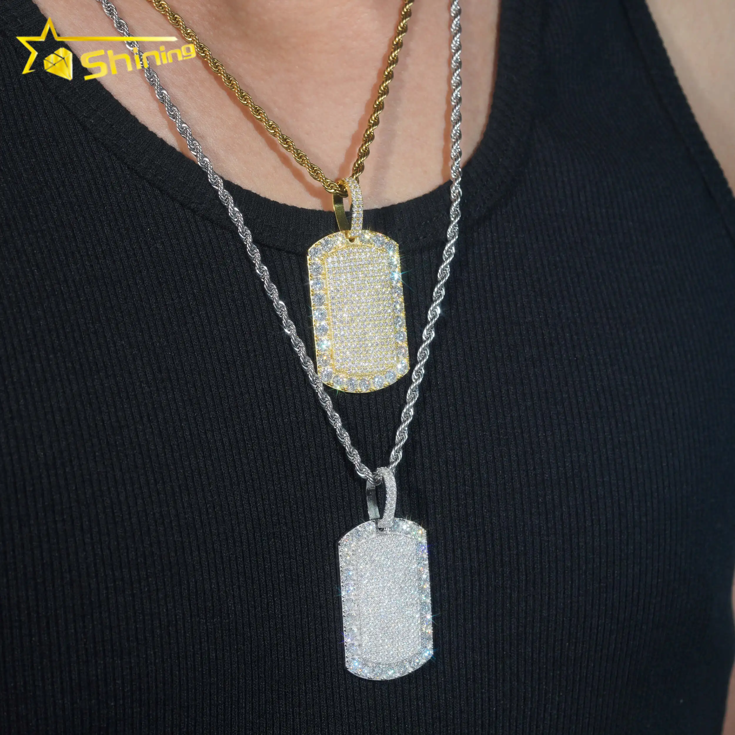 Alibaba.com: Shining Jewelry JN9389 925 Silver Hip Hop