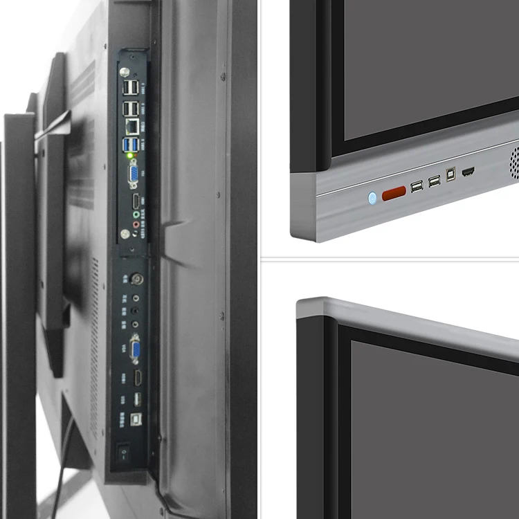 Портативная интерактивная доска с сенсорным ЖК-экраном 75 дюймов для обучения