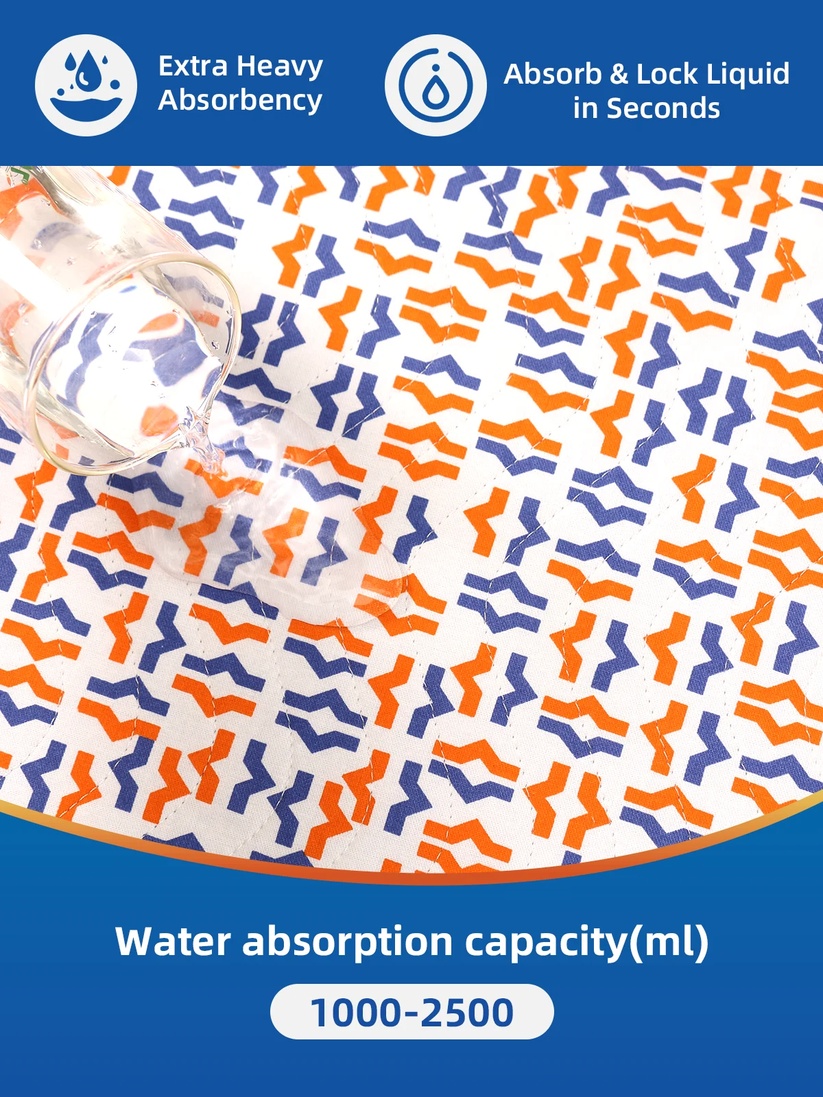 Wholesale Washable Reusable Waterproof Underpads Heavy Absorbency Bedw - product detail 2