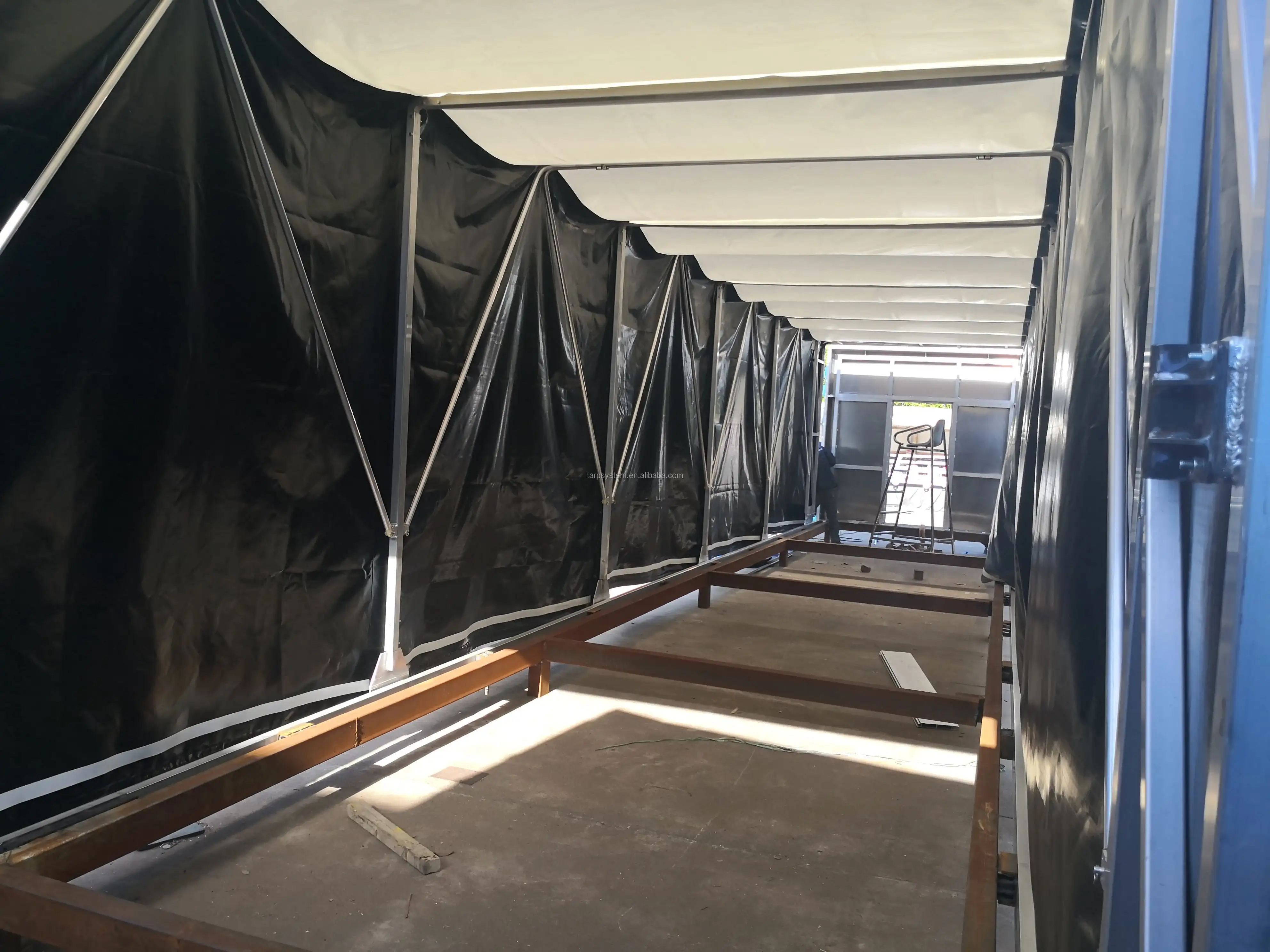 48' Conestoga Trailer Sliding Tarp System For Sale - Buy Conestoga ...