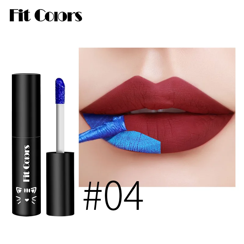 Blue matte online liquid lipstick