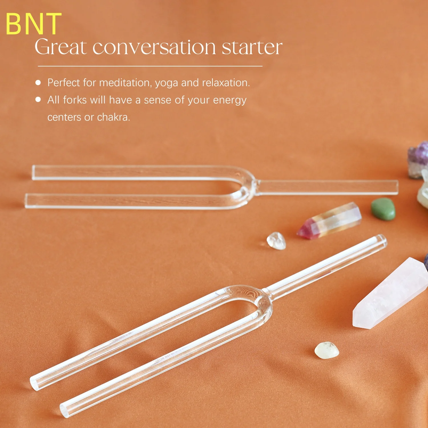 Crystal Tuning Fork Sound Therapy - Meditation Instrument