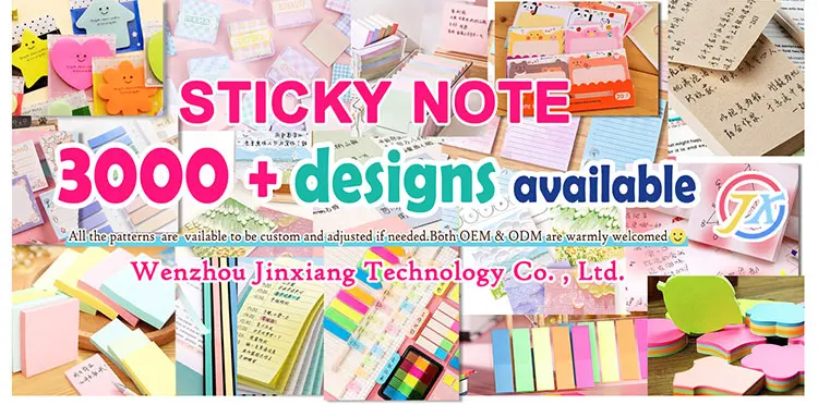 Custom Sticky Notes Lined Sticky Notes Multicolor New Design Student ...