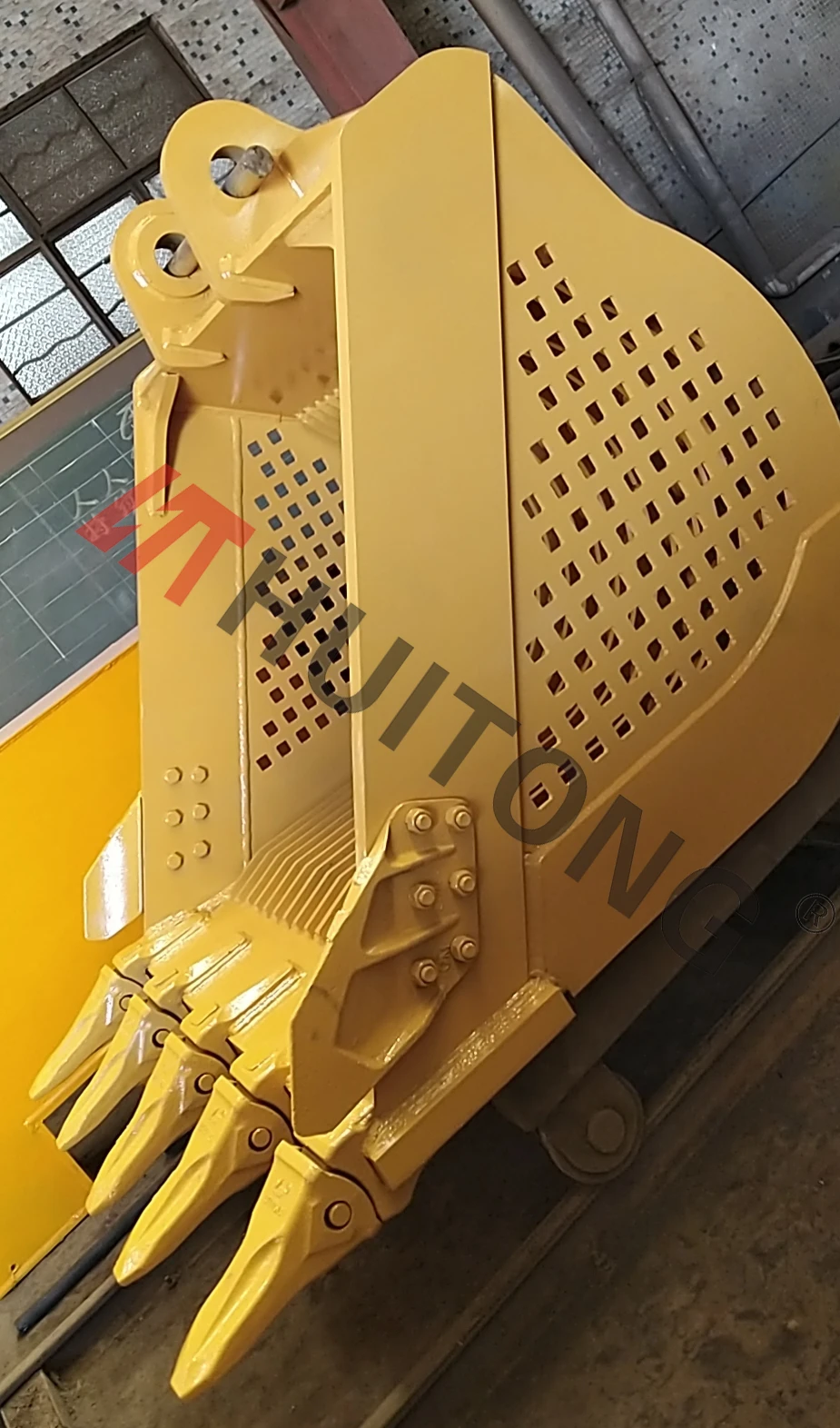 8.7cbm Excavator Rock Skeleton Bucket Customized Color