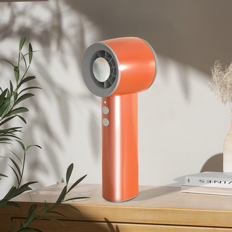 2024 Newest Unique High Speed Turbo Fan Electric Air Cooling Hand Fan