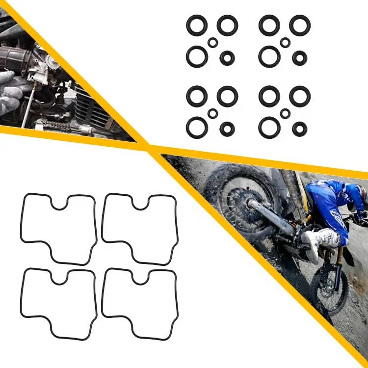 Amazon | オートバイキャブレターキット 4 セットキャブレター修理キットキャブレターオーバーホールツール に適合するCBR900RR Sc28  1993 1994 1995 リビルドキット | キャブレターパーツ | 車＆バイク オートバイキャブレター修理キット 4 セット CBR900RR SC28 1993-1995 CBR 900 キャブレター再構築キッ