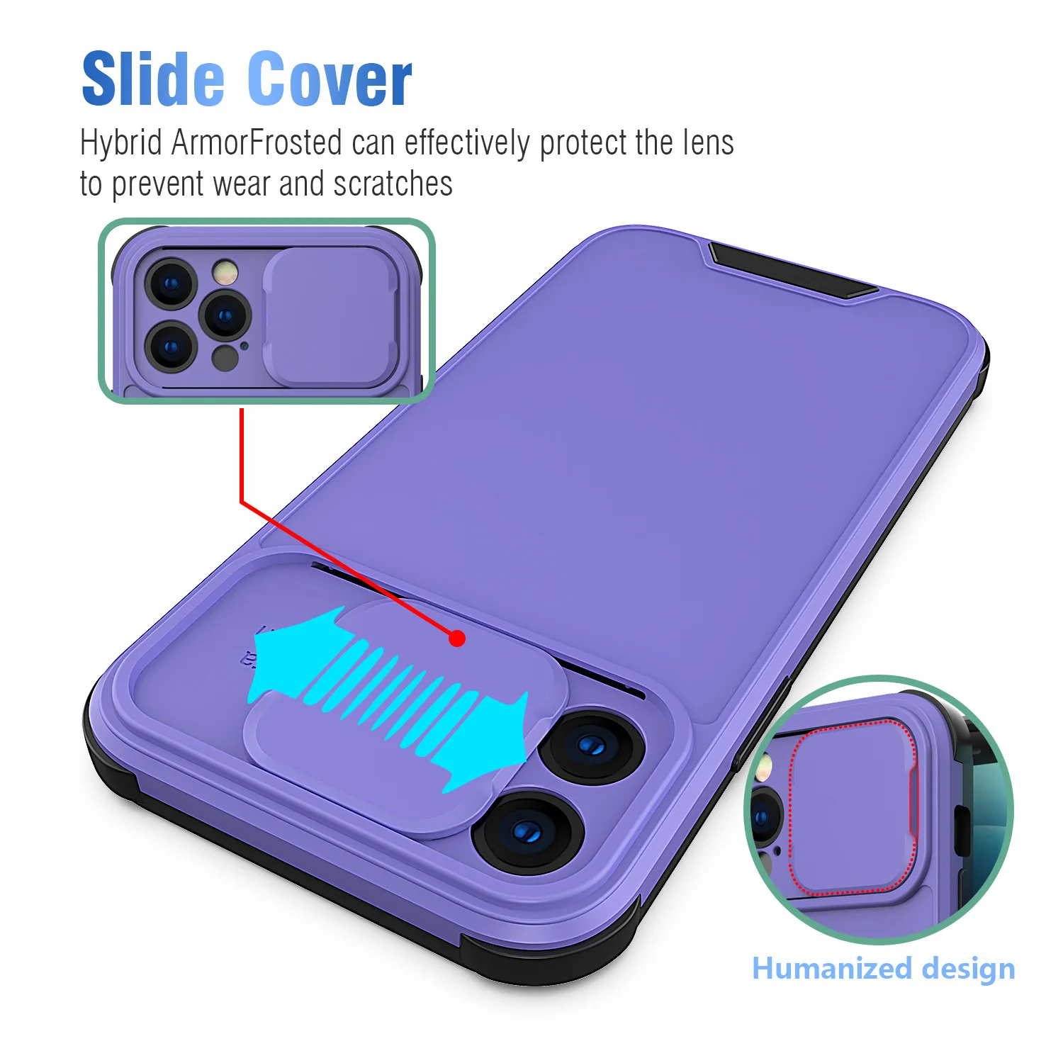 Amazon Hot Selling 2 In 1 Phone Case For Iphone Protective Mobile Phone And Phone Camera Support Dropshipping
